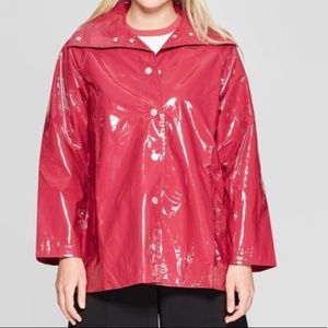 Woman’s Lightweight Raincoat By Who What Wear Runs Big. Fits like a Size 8 Woman